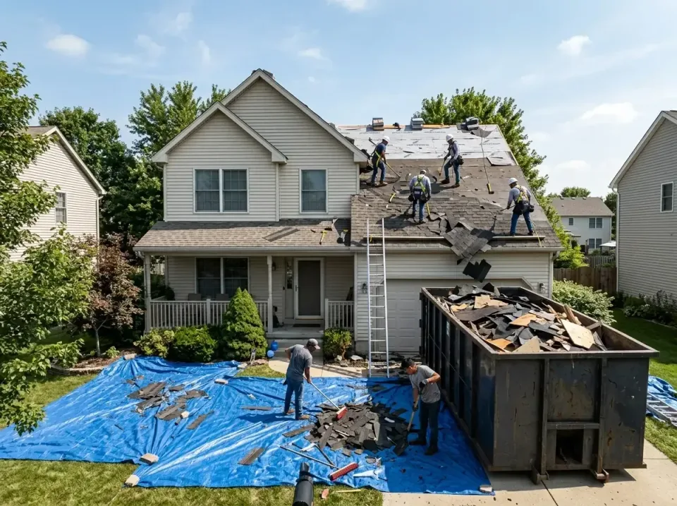 roof-replacement-debris-remova-004 — frequently asked questions, Cheapest Dumpster Rentals in Ferry Pass, FL